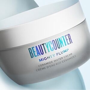 Beautycounter Ceramide Water Cream - White and Blue